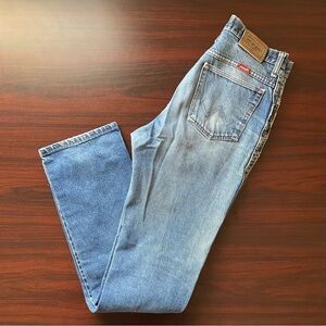 Vintage Wrangler Jeans Blue Western Cowboy USA Made 90s 32x34